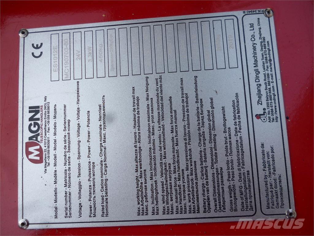 Magni ES1012E Piattaforme a pantografo