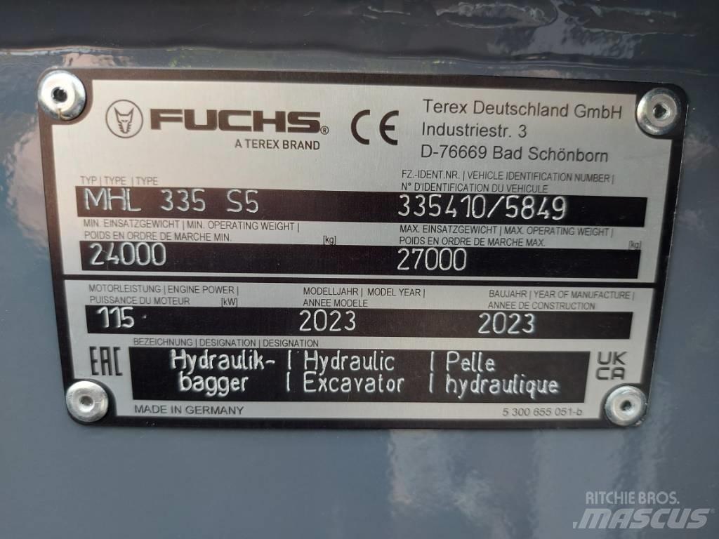 Fuchs MHL335F Movimentazione rifiuti