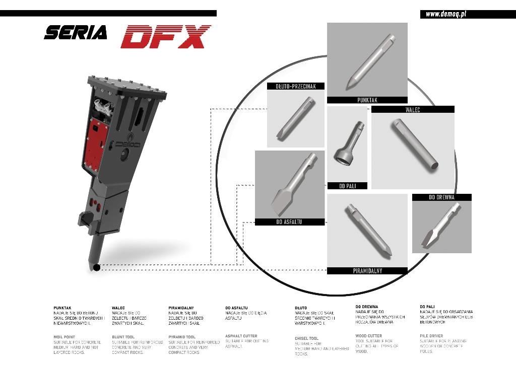  DEMOQ DFX2800 Martelli - frantumatori
