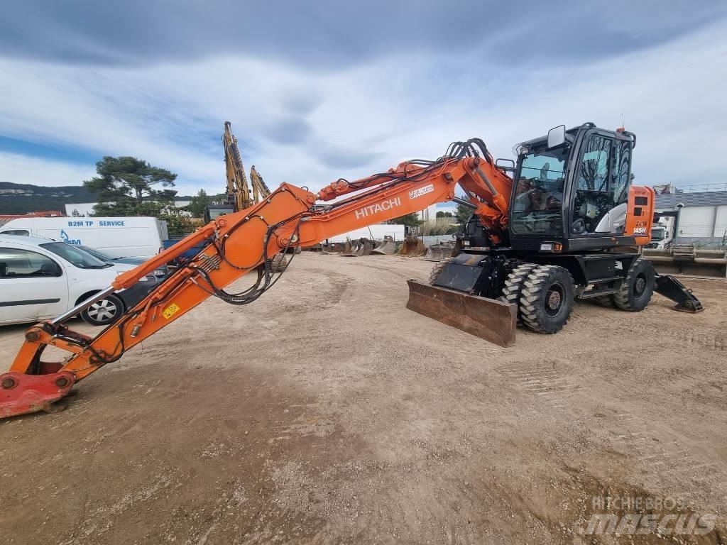 Hitachi ZX145W Escavatori gommati