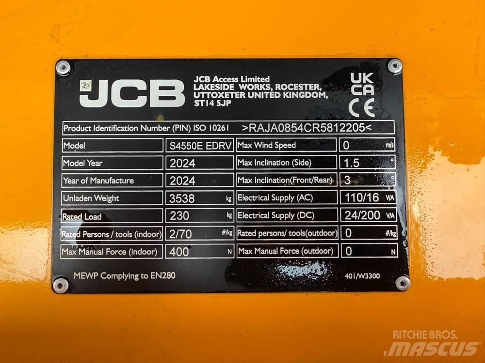 JCB S4550E Piattaforme a pantografo