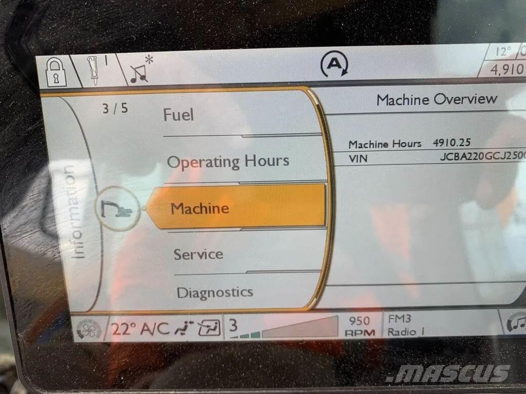 JCB JS220X Escavatori cingolati