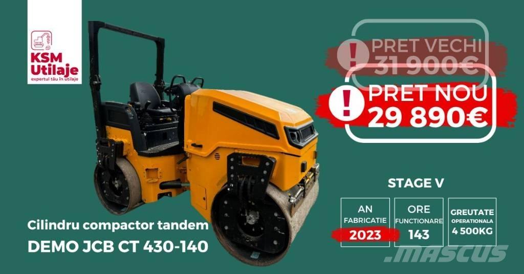 JCB CT430-140 Rulli a doppio tamburo