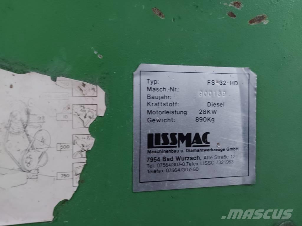 Lissmac FS 32 HD Seghe per roccia e cemento