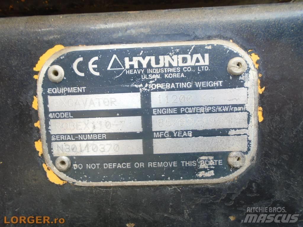 Hyundai Robex 110-7 Escavatori cingolati