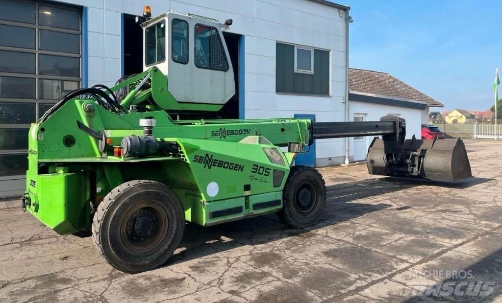 Sennebogen 305 XL Pale gommate telescopiche