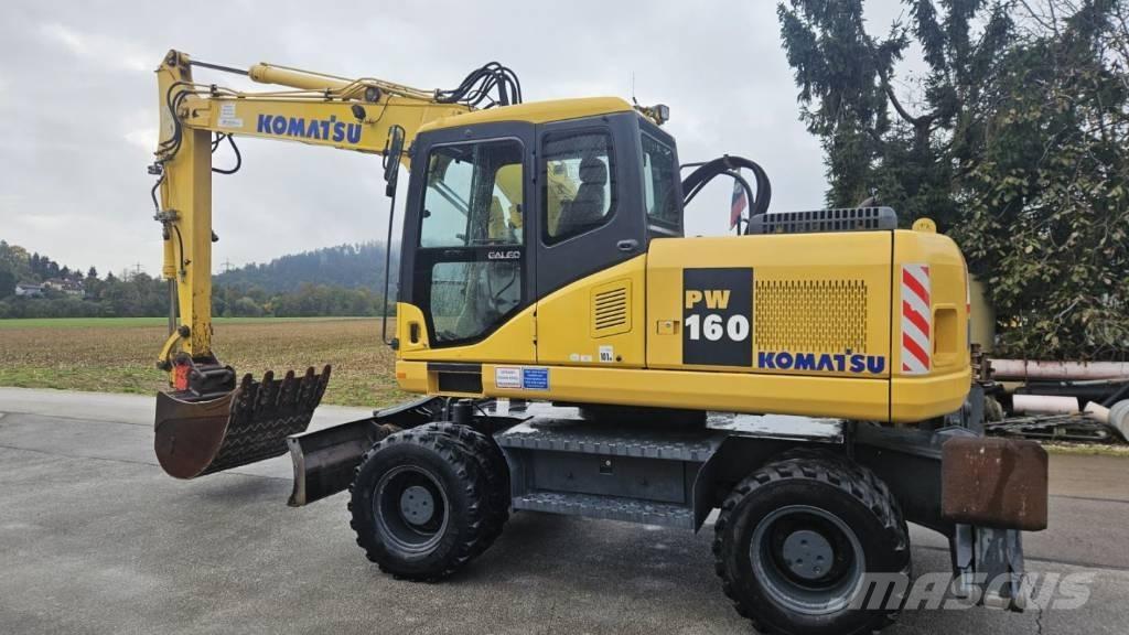 Komatsu PW 160-7K Escavatori gommati