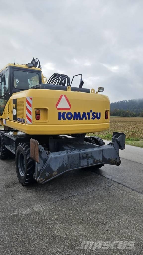 Komatsu PW 160-7K Escavatori gommati
