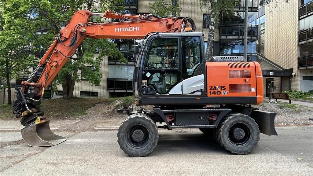 Hitachi ZX140W-5B Escavatori gommati