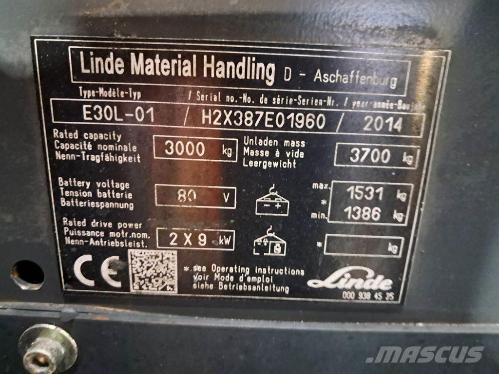 Linde E30L-01 Carrelli elevatori elettrici