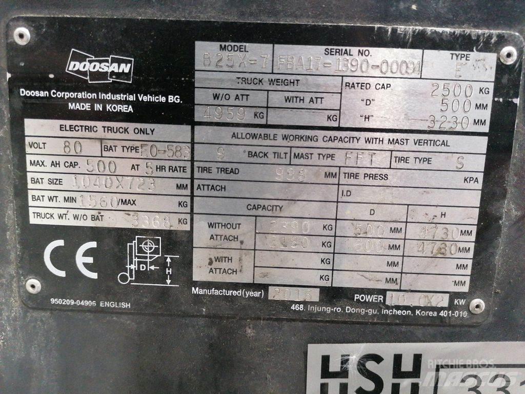 Doosan B25X-7 Carrelli elevatori elettrici