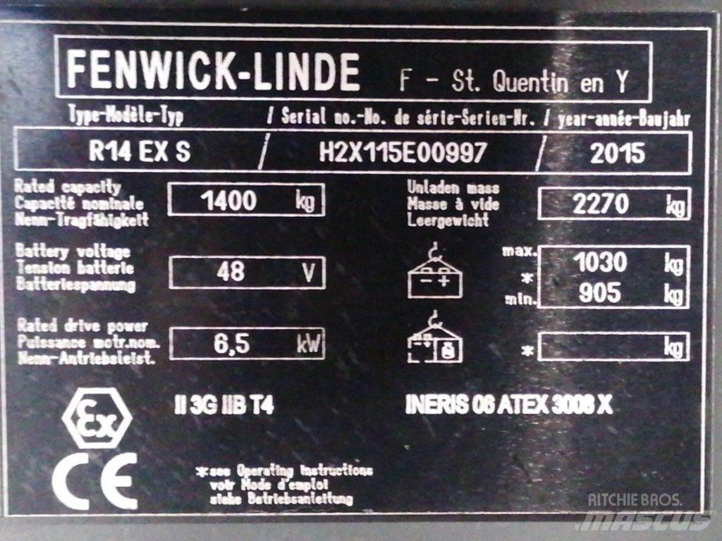 Linde R14 EX S Carrello retrattile