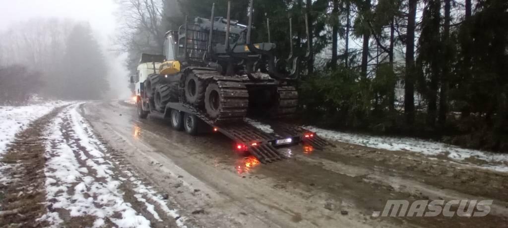 Scania P 114-380 Camion per il trasporto di macchine forestali