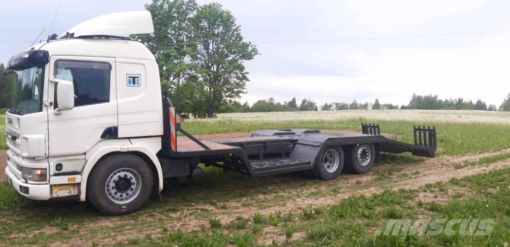 Scania P 114-380 Camion per il trasporto di macchine forestali