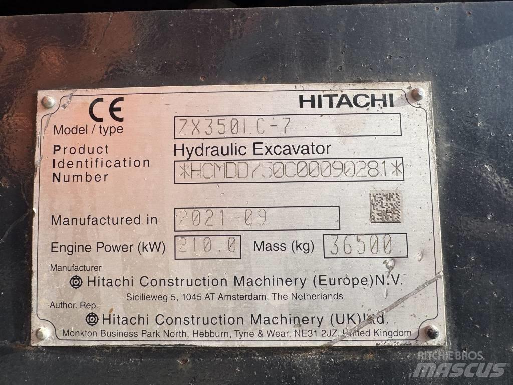 Hitachi ZX 350 LC-7 Escavatori cingolati