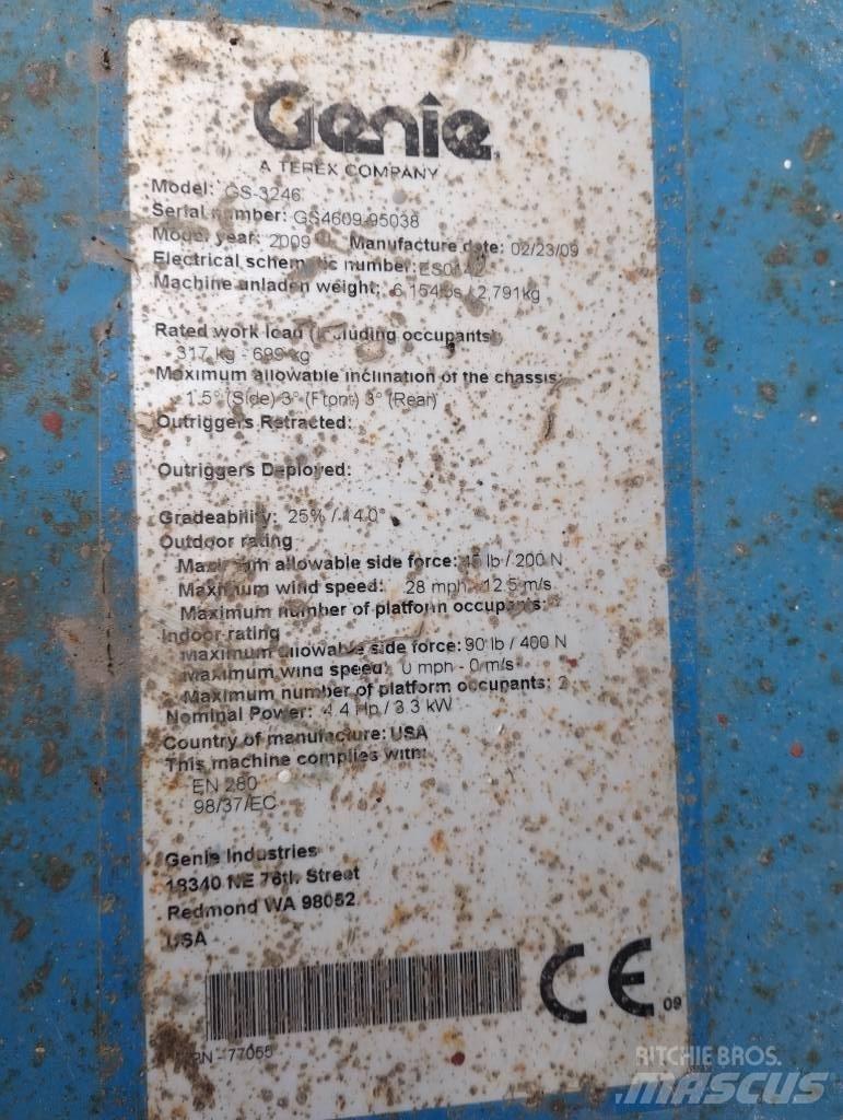 Genie GS 3246 Piattaforme a pantografo