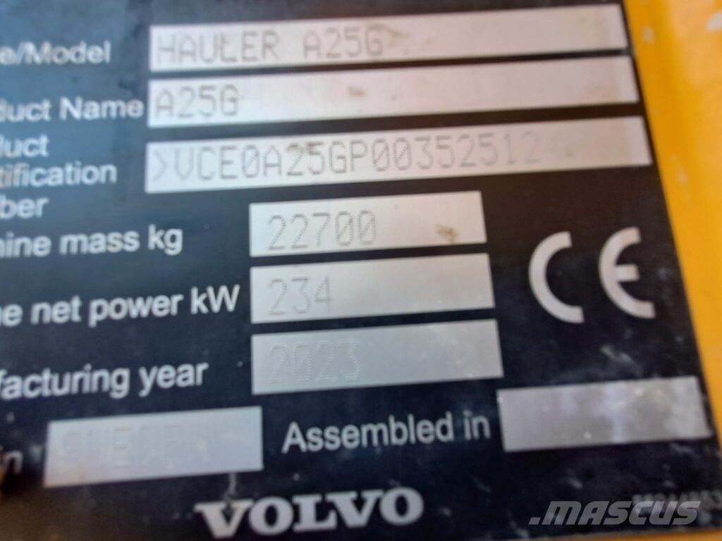 Volvo A25G Dumpers articolati