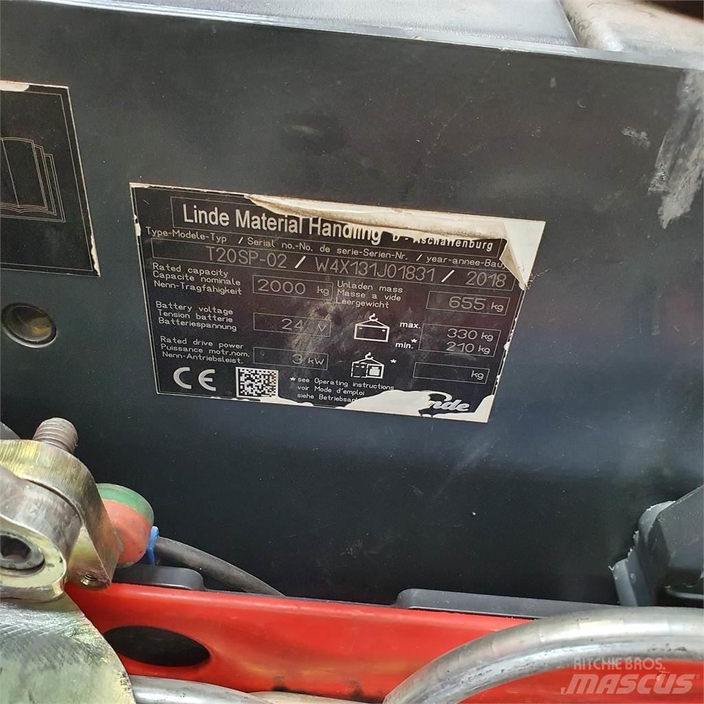 Linde T20SP-lang Transpallet manuale