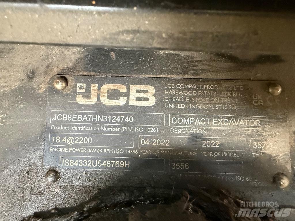 JCB 35Z-1 Miniescavatori