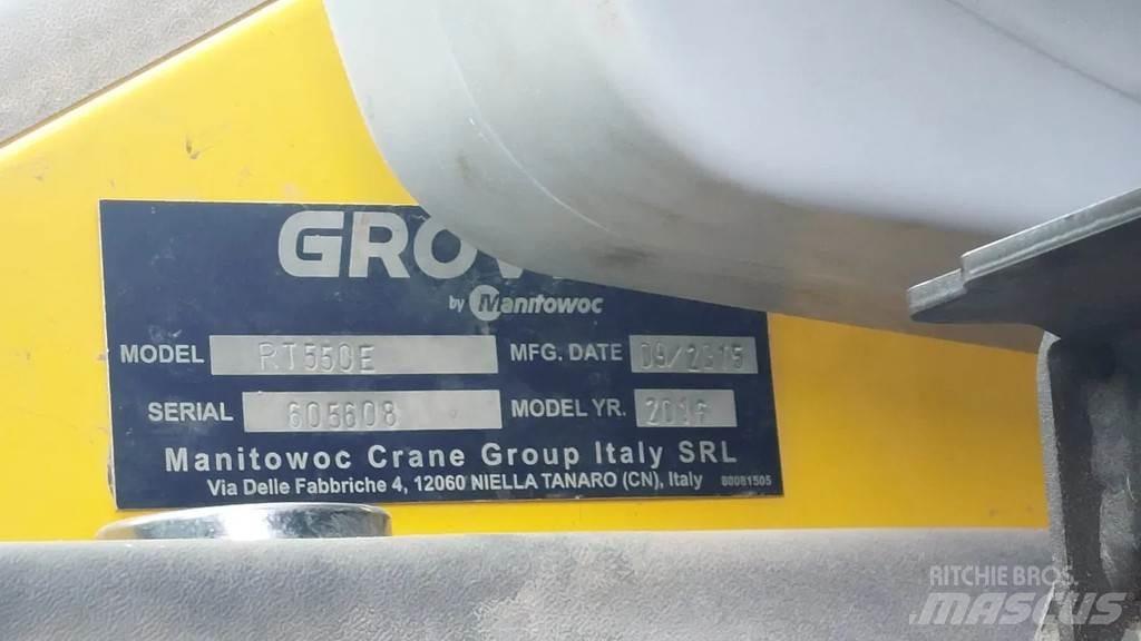 Grove RT 550E Gru per terreni difficili