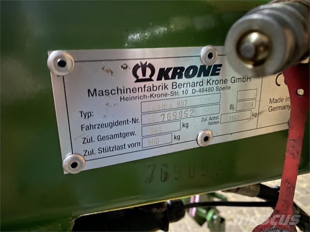 Krone Swadro 807 Ranghinatori
