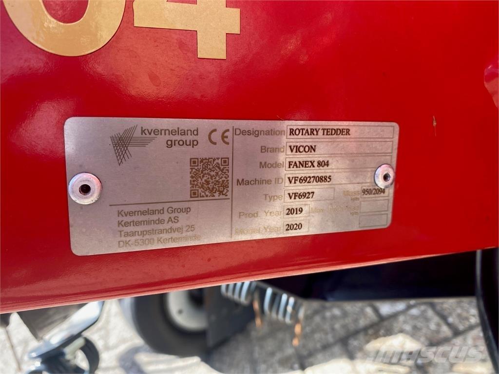Vicon Fanex 804 Ranghinatori