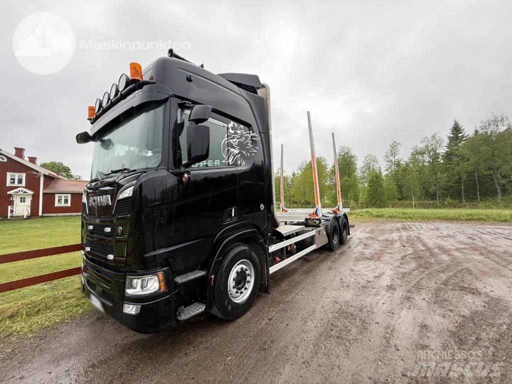 Scania R 580 Camion trasporto legname