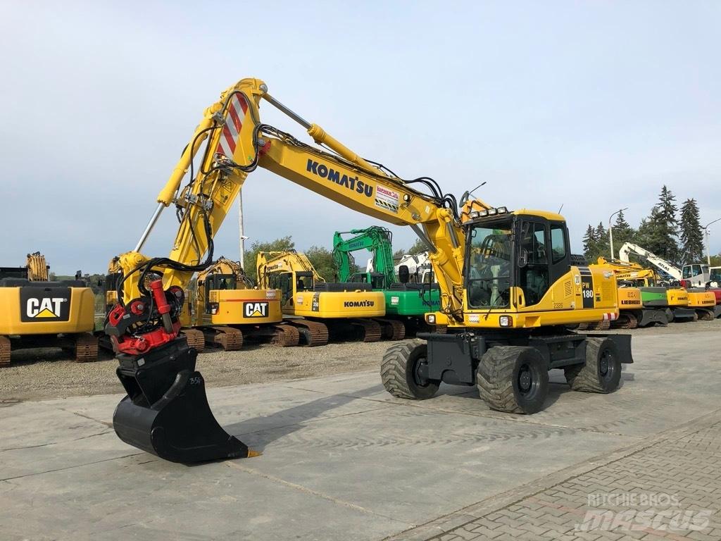 Komatsu PW180-7EO Escavatori gommati