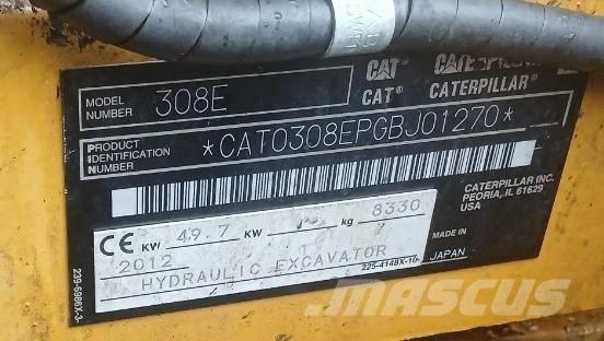 CAT 308 E CR Escavatori medi 7t - 12t