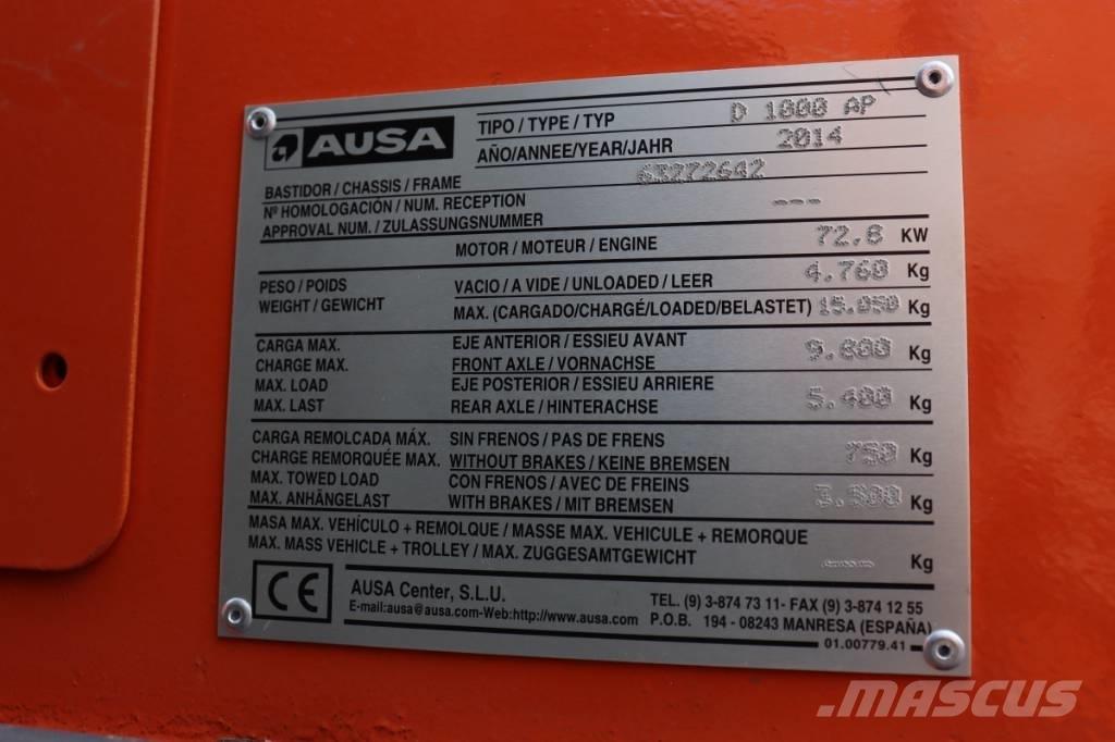 Ausa D 1000 AP Mini dumper