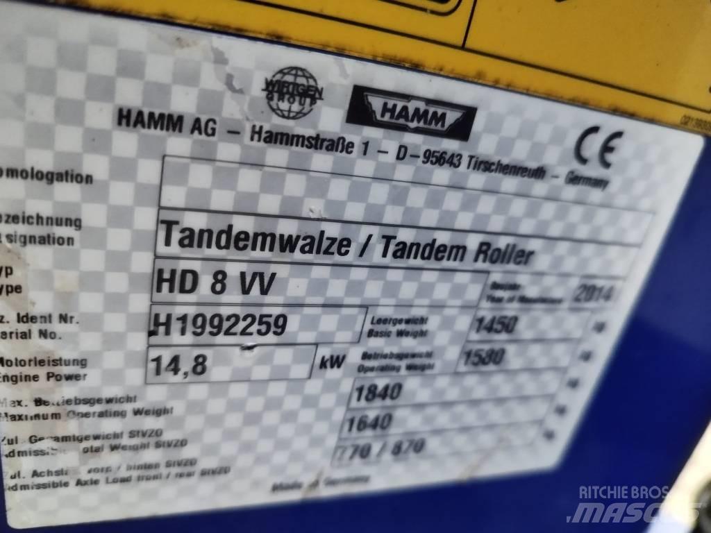 Hamm HD 8 VV Rulli a doppio tamburo