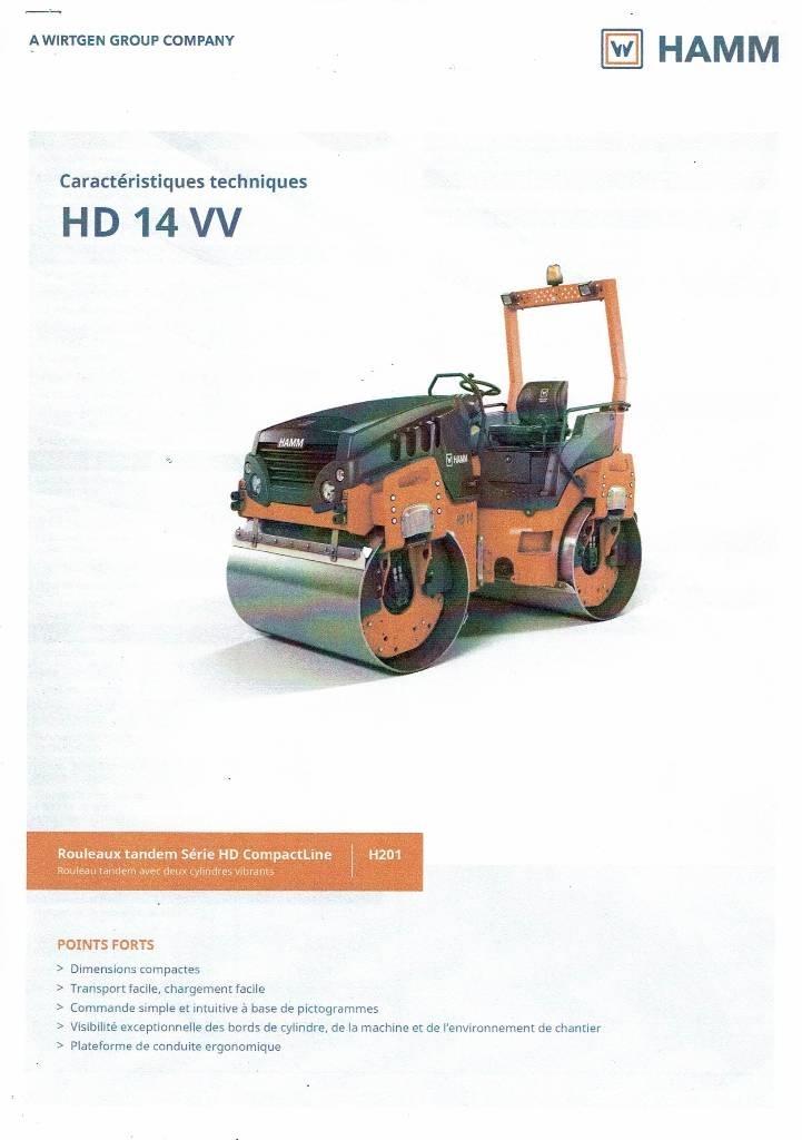 Hamm HD 14 VV Rulli a doppio tamburo