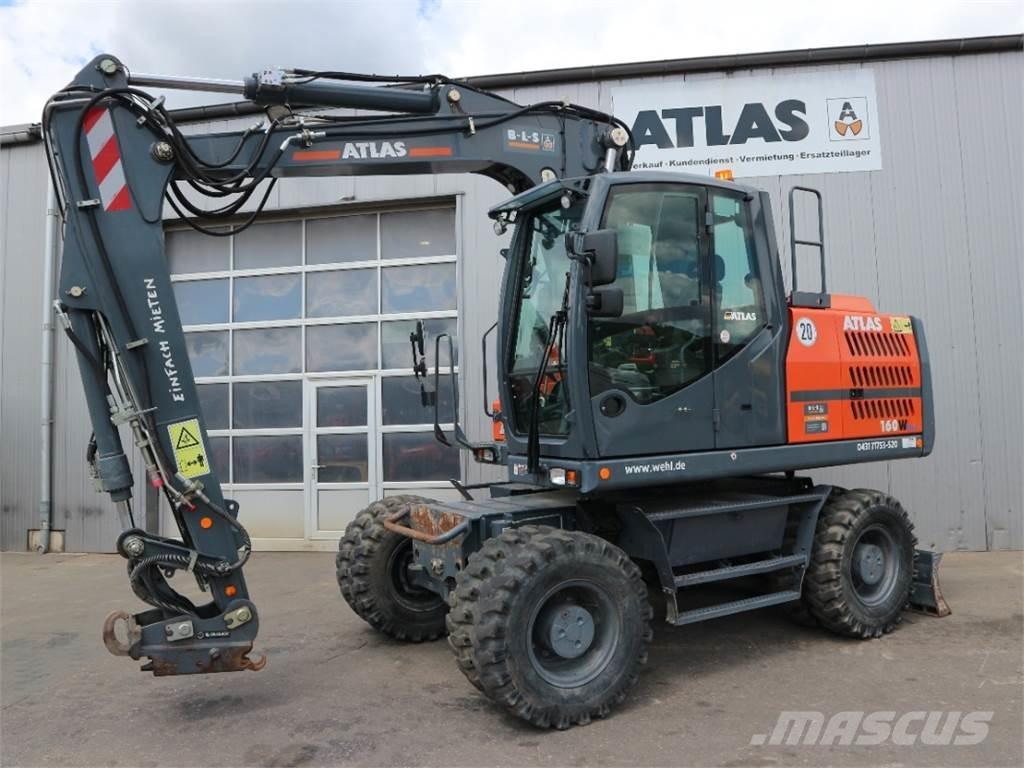Atlas 160W-BLUE Escavatori gommati