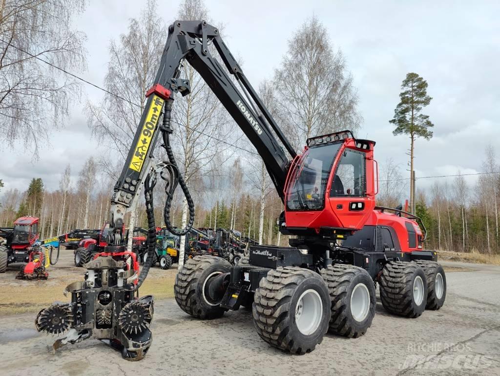 Komatsu 901 XC Abbattitrici, Disboscatrici