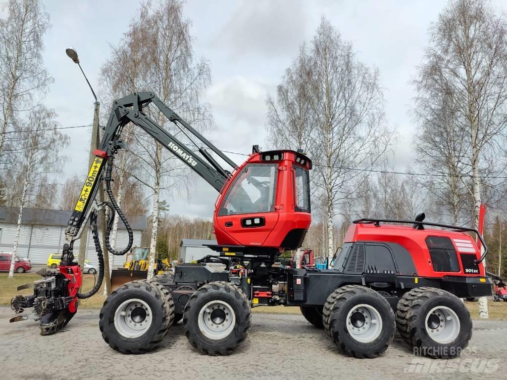Komatsu 901 XC Abbattitrici, Disboscatrici