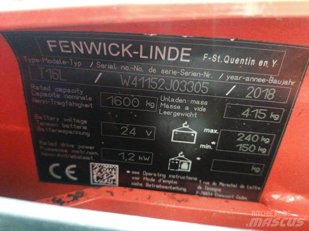 Linde T16L Transpallet manuale