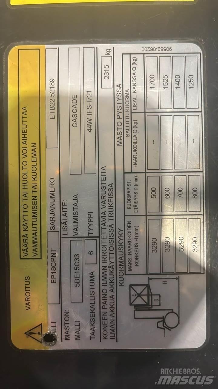  CMTPE Carrelli elevatori elettrici