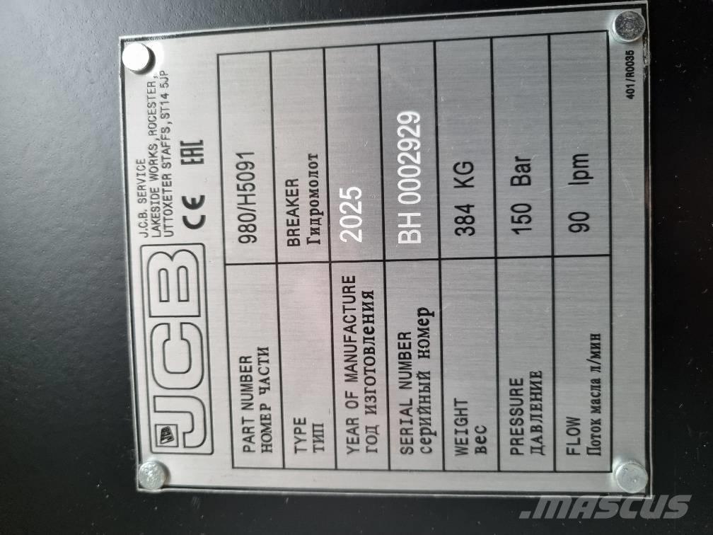 JCB HM335 Martelli - frantumatori