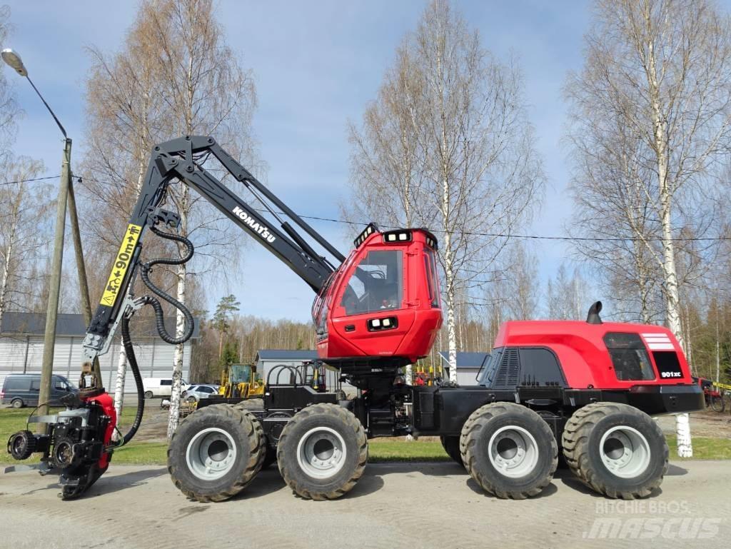Komatsu 901 XC Abbattitrici, Disboscatrici