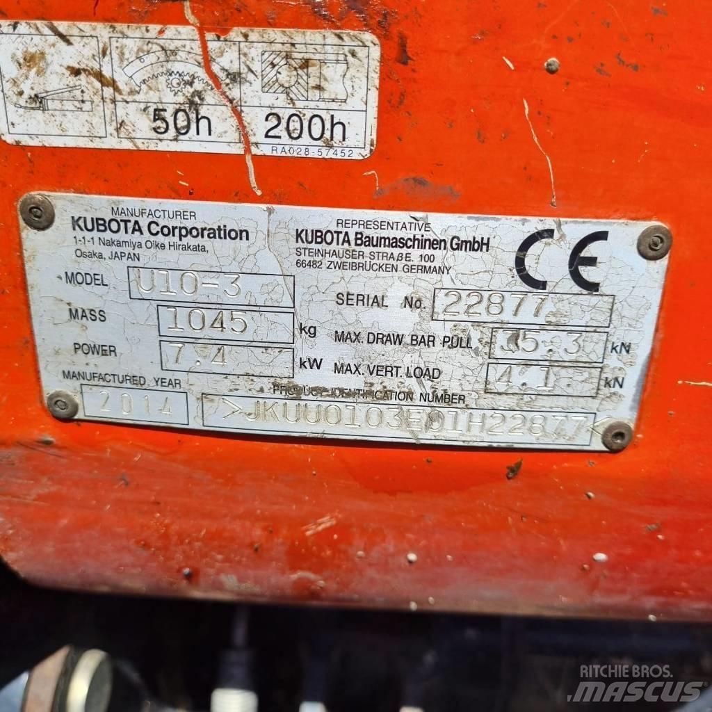 Kubota U 10-3a Miniescavatori