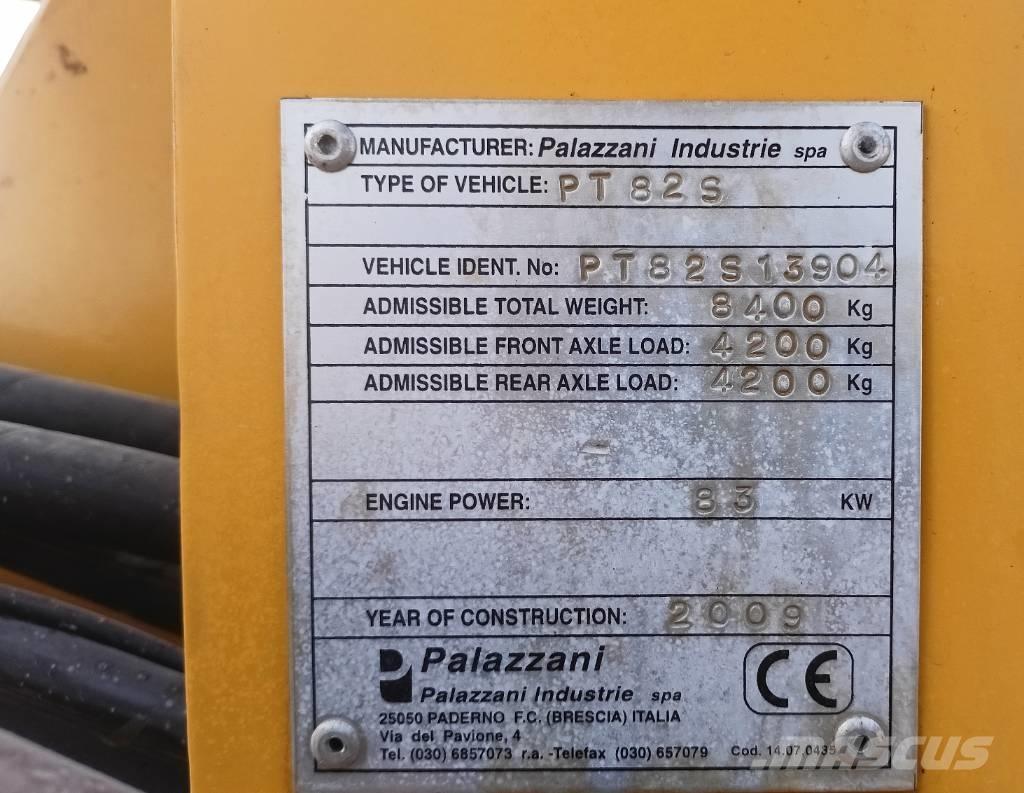 Palazzani PT82 Pale gommate telescopiche