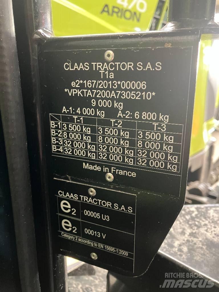 Claas Arion 470 Trattori