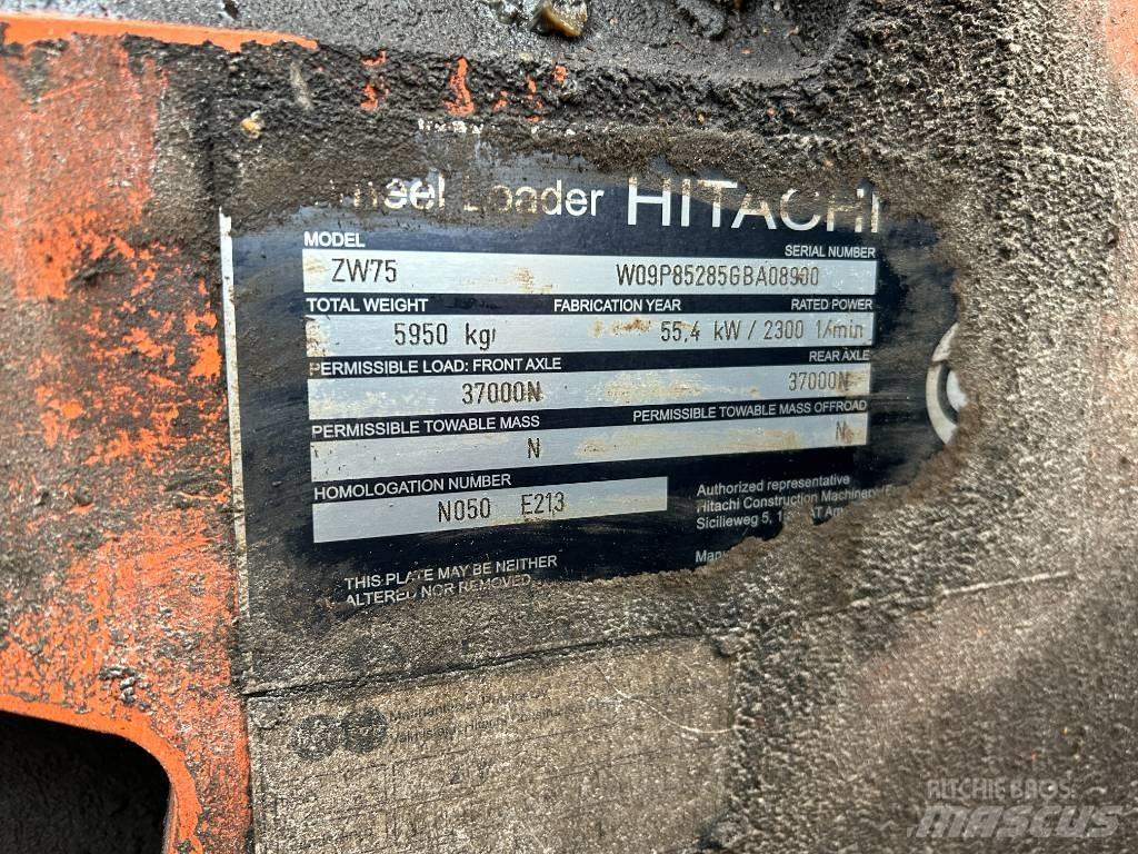 Hitachi ZW 75 Pale gommate
