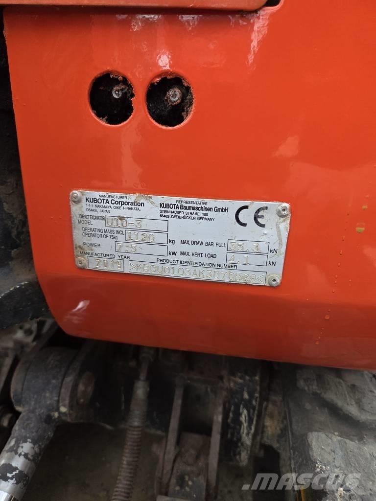 Kubota U 10-3 Miniescavatori