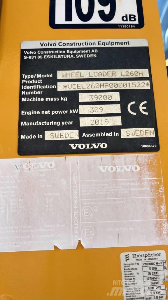 Volvo L260H Pale gommate