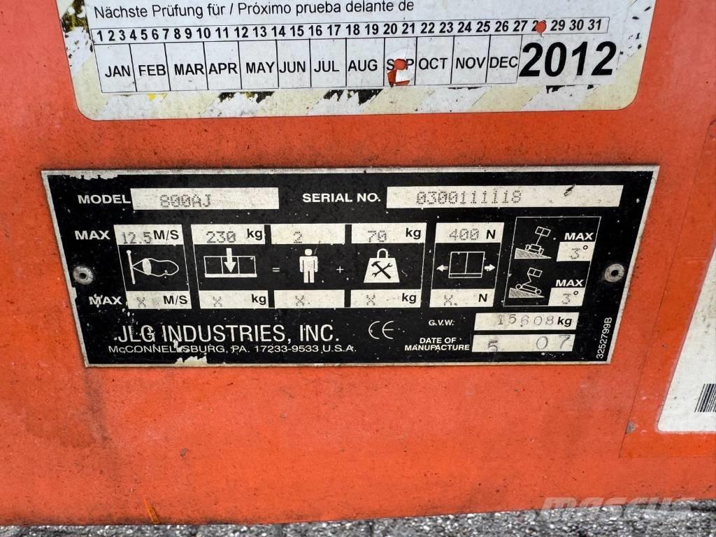 JLG 800 AJ Piattaforme a braccio articolato