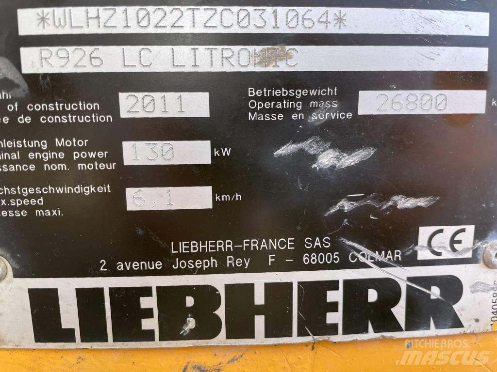 Liebherr R 926 LC Escavatori cingolati