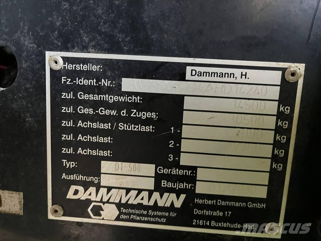 Dammann DT 500 Irroratrici semoventi