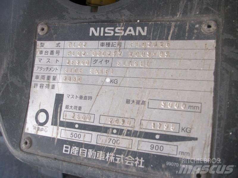 Nissan PL02A25 Carrelli elevatori GPL