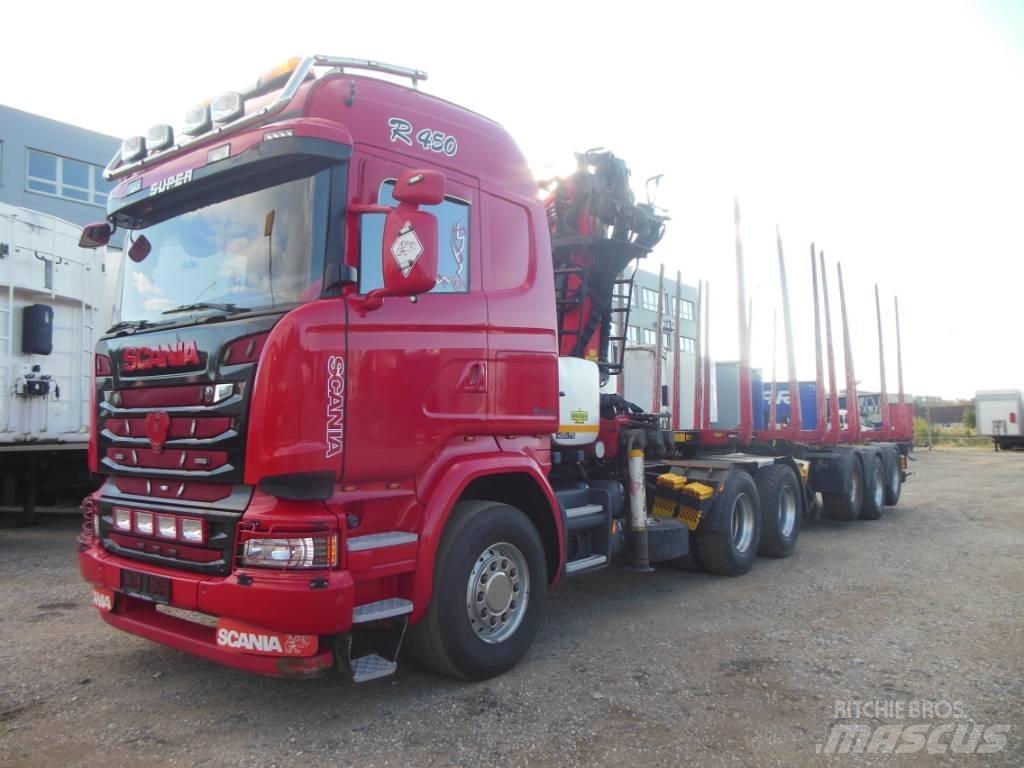 Scania R 450 Camion trasporto legname
